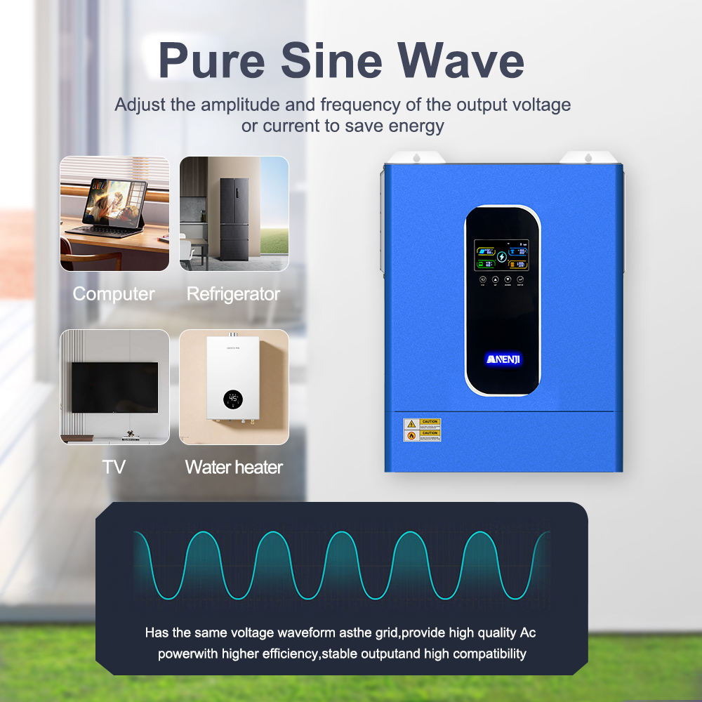 ANENJI 11KW 48V inverter solar - Hybrid Solar Inverter 5.5Kw Mppt 48V recensione e prezzo