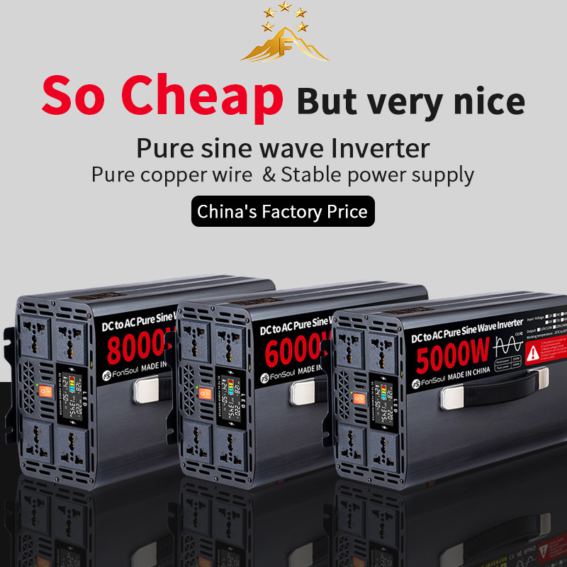 Inverter Off-Grid a Onda Sinus - Pure Sine Wave Inverter 5000W 48V 220V recensione e prezzo